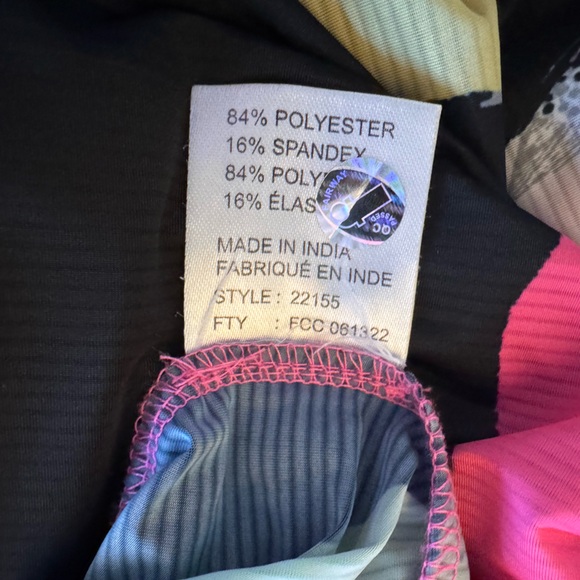 Jamie Sadock Sunsense Yum Yum Print Top Size XL - Picture 7 of 8